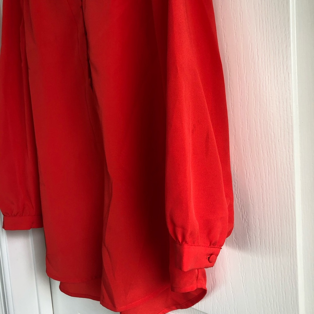 Kenzie Red Button Shirt - Picture 3 of 3